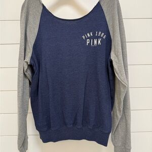 Victoria's Secret Pink Navy Sweatshirt
